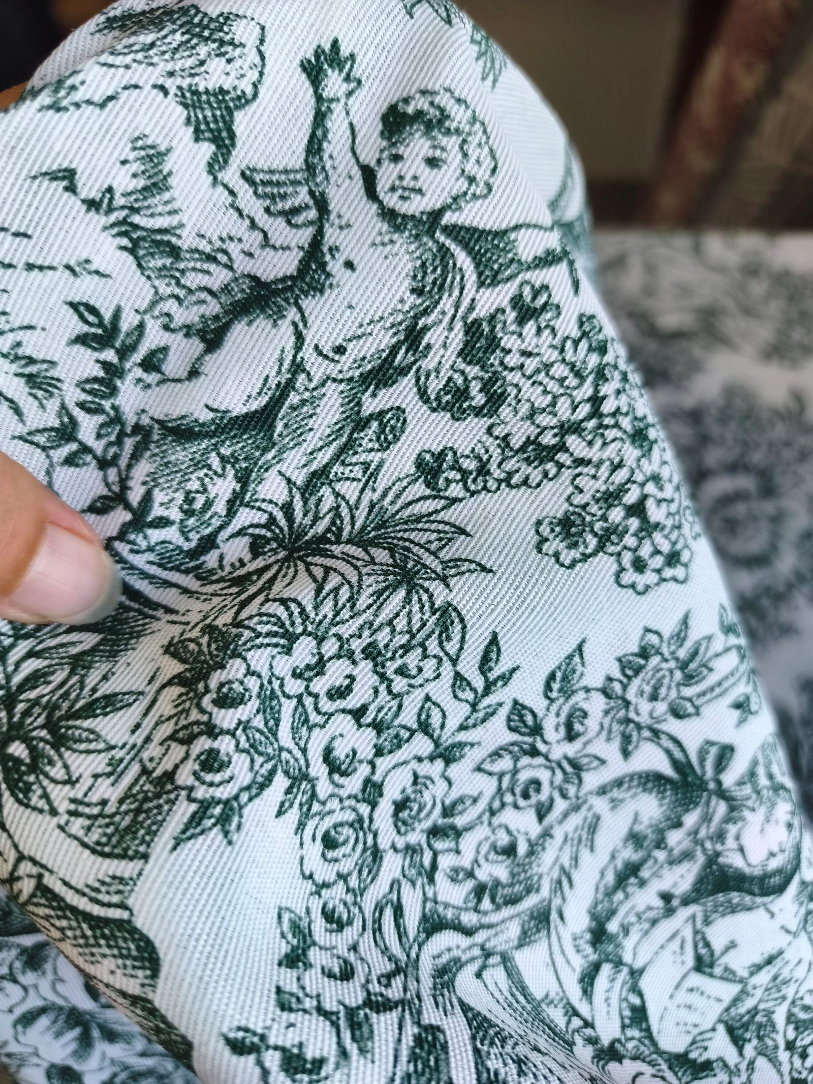 Tissu, retal de tela 2x1,40 de loneta algodón y acrílico – photo 6